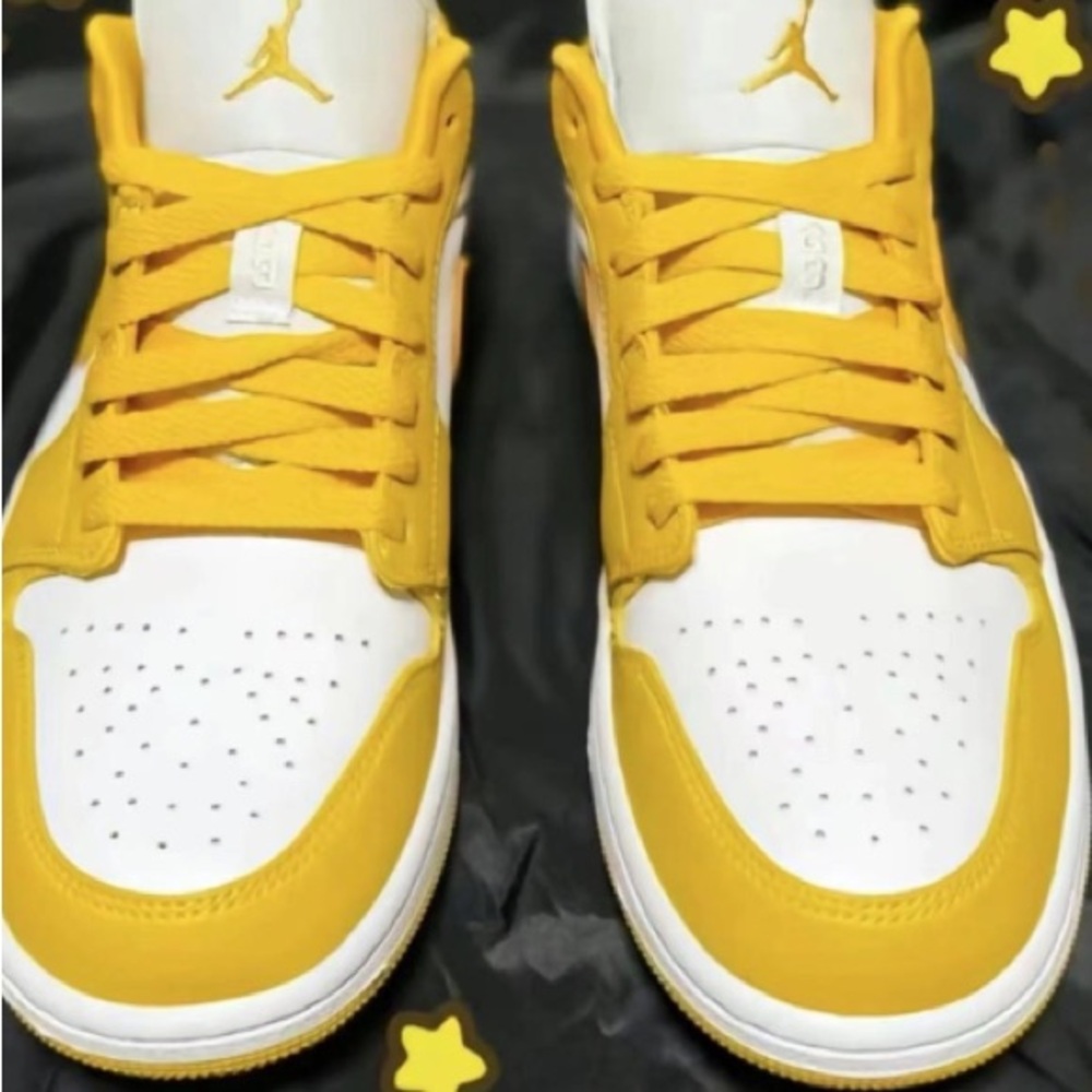 Jordan Nike Air Jordan 1 Low Mustard Yellow Gem
